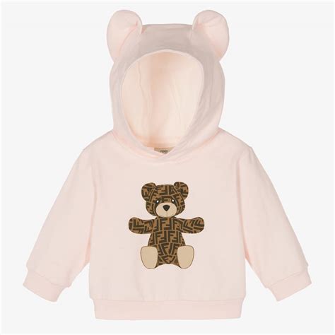 fendi cuffia neonato|fendi baby girl hoodie.